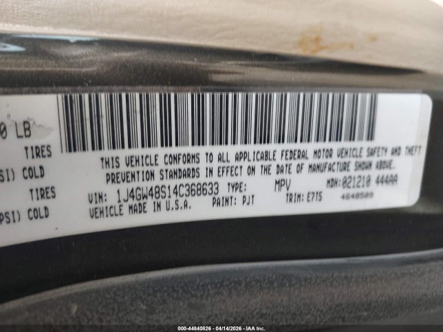 2004 JEEP GRAND CHEROKEE 1J4GW48S14C368633 Photo 8