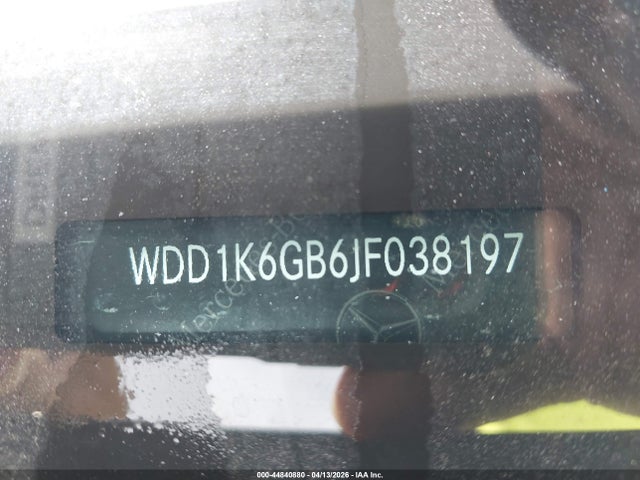 44840880 :رقم المزاد ، WDD1K6GB6JF038197 vin ، 2018 Mercedes-benz E 400 4matic مزاد بيع
