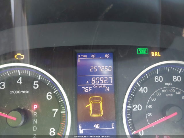 44840883 :رقم المزاد ، 5J6RE4H78AL017253 vin ، 2010 Honda Cr-v Ex-l مزاد بيع