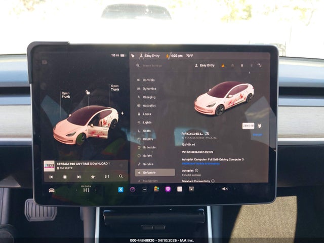 Продажа на аукционе авто 2019 Tesla Model 3 Long Range/mid Range/standard Range/standard Range Plus, vin: 5YJ3E1EA9KF412170, номер лота: 44840920