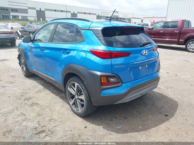 2018 Hyundai Kona Limited მანქანა იყიდება აუქციონზე, vin: KM8K3CA52JU166246, აუქციონის ნომერი: 44841057