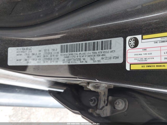 2019 Ram 1500 Big Horn/lone Star  4x4 5'7 Box მანქანა იყიდება აუქციონზე, vin: 1C6SRFFT7KN733789, აუქციონის ნომერი: 44841058