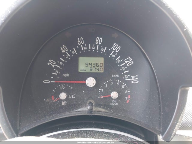 2001 Volkswagen New Beetle Gls მანქანა იყიდება აუქციონზე, vin: 3VWCK21C61M441199, აუქციონის ნომერი: 44841176