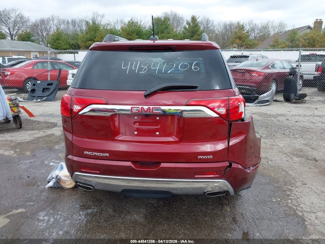 Продаж на аукціоні авто 2018 Gmc Acadia Denali, vin: 1GKKNXLSXJZ116291, номер лоту: 44841206