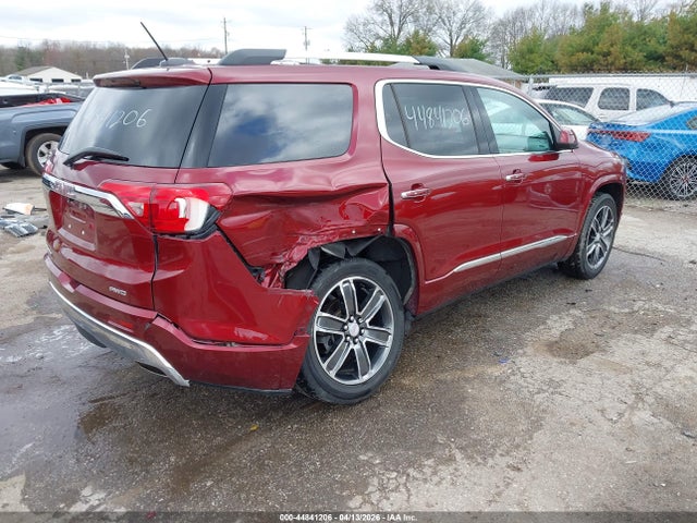 Продаж на аукціоні авто 2018 Gmc Acadia Denali, vin: 1GKKNXLSXJZ116291, номер лоту: 44841206