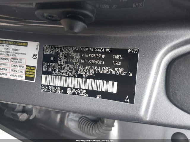 Продажа на аукционе авто 2020 Lexus Rx 350, vin: 2T2AZMAA4LC166813, номер лота: 44841406
