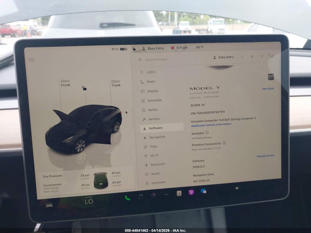 7SAYGDEE1PF627511 Tesla Model Y Awd/long Range Dual Motor All-wheel Drive