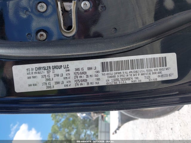 Aukcja sprzedaży 2013 Ram 1500 Big Horn, vin: 1C6RR6LT8DS509874, numer aukcji: 44841474