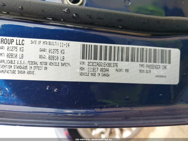 2014 CHRYSLER 300 2C3CCAGG1EH381376 Photo 8