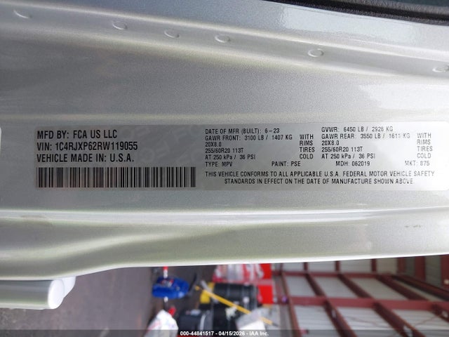Aukcja sprzedaży 2024 Jeep Wrangler 4xe Sahara 4xe, vin: 1C4RJXP62RW119055, numer aukcji: 44841517