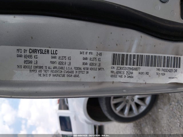 Продаж на аукціоні авто 2009 Chrysler 300 Touring/signature Series, vin: 2C3KK53V29H600877, номер лоту: 44841620