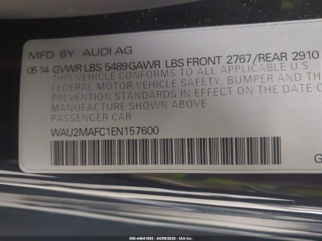 2014 AUDI A7 WAU2MAFC1EN157600 Photo 8