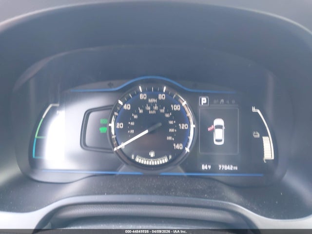 KMHC65LC5JU099855 Hyundai Ioniq Hybrid Blue