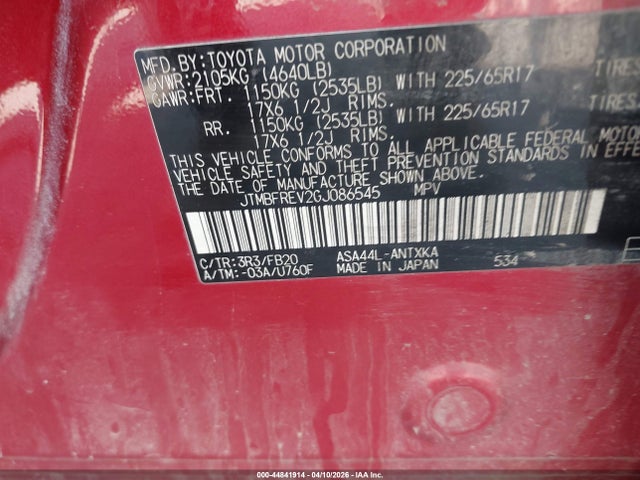 2016 TOYOTA RAV4 JTMBFREV2GJ086545 Photo 8