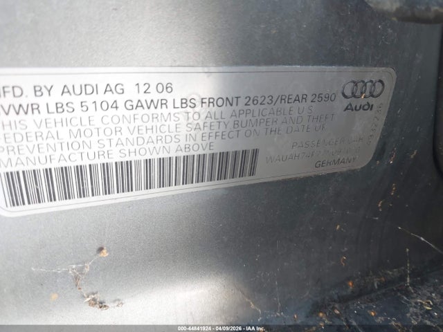 2007 AUDI A6 WAUAH74F77N091010 Photo 8