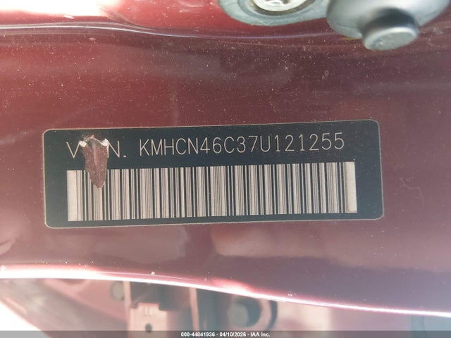 Aukcja sprzedaży 2007 Hyundai Accent Gls, vin: KMHCN46C37U121255, numer aukcji: 44841936