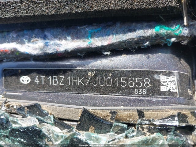 4T1BZ1HK7JU015658 Toyota Camry Xse V6
