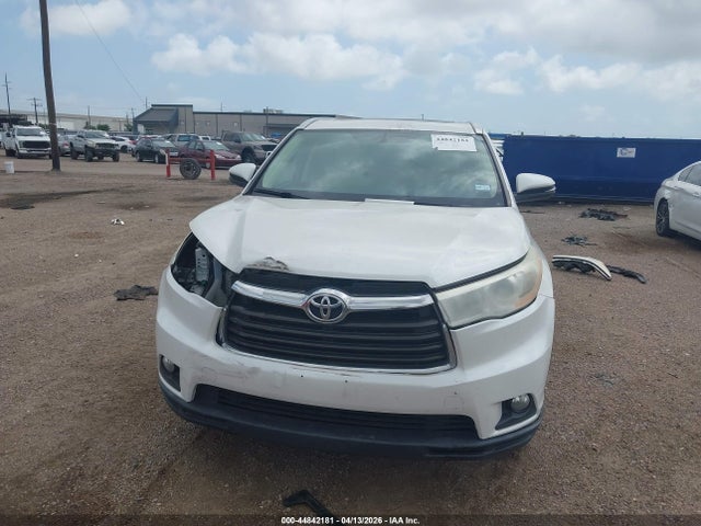 44842181 :رقم المزاد ، 5TDKKRFH2ES015222 vin ، 2014 Toyota Highlander Xle V6 مزاد بيع