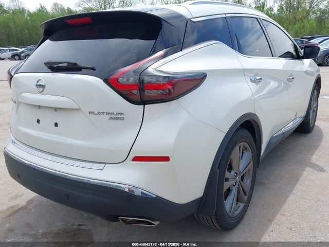 Aukcja sprzedaży 2019 Nissan Murano Platinum, vin: 5N1AZ2MS3KN127599, numer aukcji: 44842192