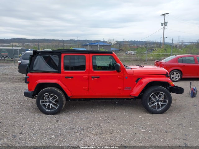 44842200 :رقم المزاد ، 1C4RJXN65RW190186 vin ، 2024 Jeep Wrangler 4xe Sport S 4xe مزاد بيع