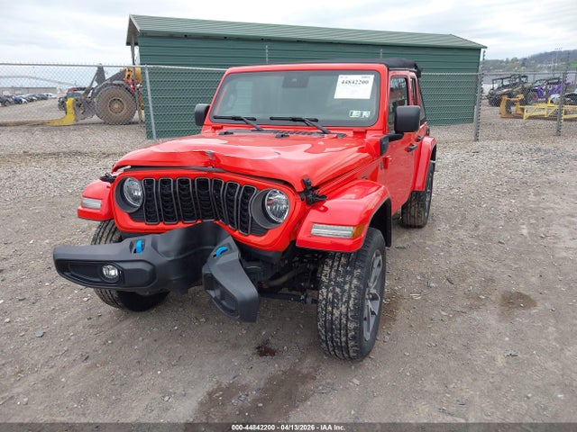 44842200 :رقم المزاد ، 1C4RJXN65RW190186 vin ، 2024 Jeep Wrangler 4xe Sport S 4xe مزاد بيع