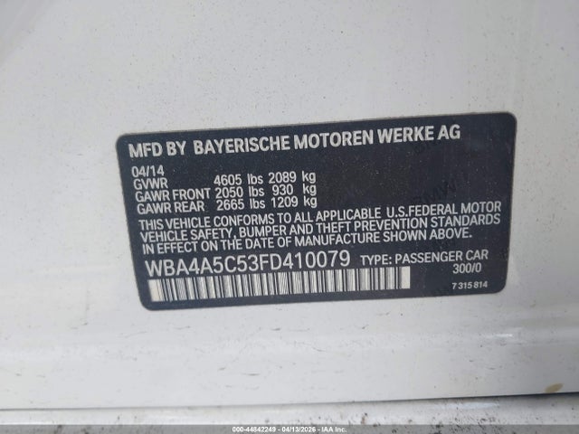 2015 BMW 428 GRAN COUPE WBA4A5C53FD410079 Photo 8