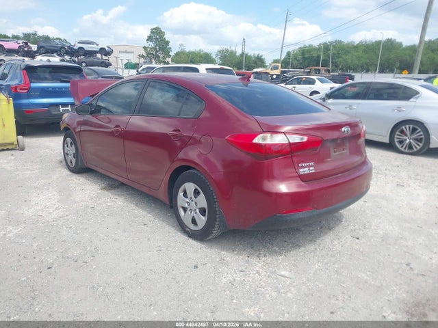 Auction sale of the 2016 Kia Forte Lx, vin: KNAFK4A63G5438374, lot number: 44842497