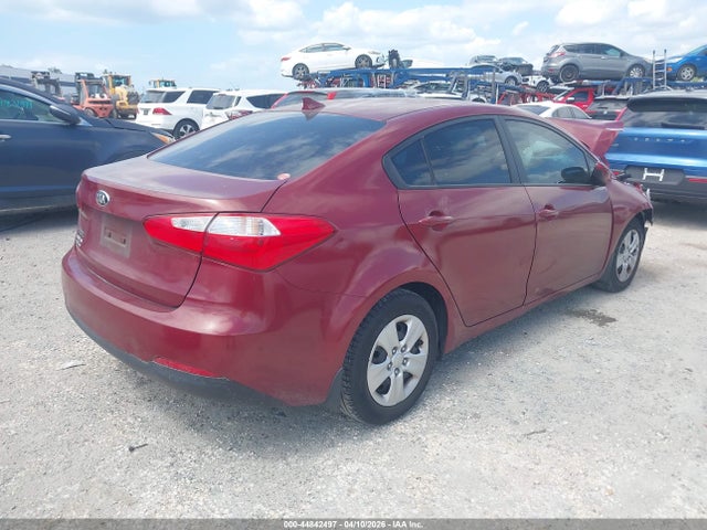 Auction sale of the 2016 Kia Forte Lx, vin: KNAFK4A63G5438374, lot number: 44842497