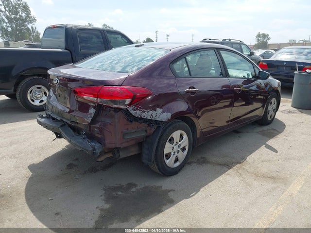3KPFK4A7XJE254783 KIA FORTE LX