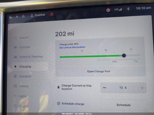 Aukcja sprzedaży 2017 Tesla Model S 100d/60d/75d/90d/p100d, vin: 5YJSA1E28HF192741, numer aukcji: 44842517