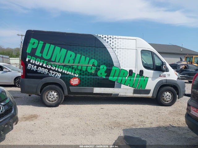 44842527 :رقم المزاد ، 3C6TRVDG3EE105841 vin ، 2014 Ram Promaster 2500 High Roof مزاد بيع