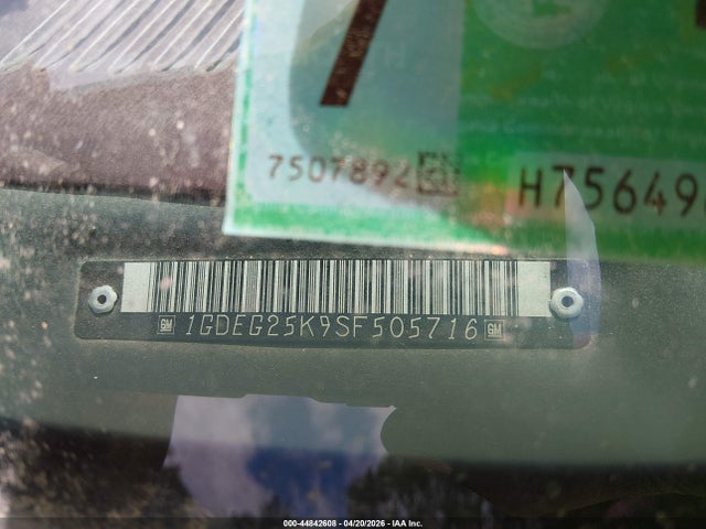 1995 GMC RALLY WAGON / VAN 1GDEG25K9SF505716 Photo 8