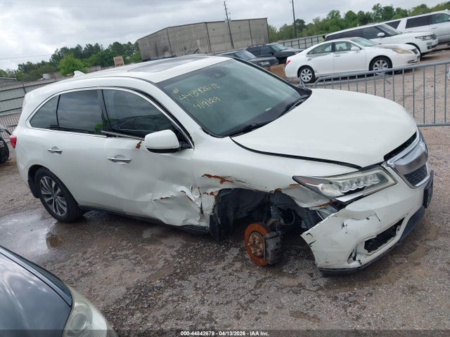Продаж на аукціоні авто 2016 Acura Mdx Technology   Acurawatch Plus Packages/technology Package, vin: 5FRYD4H40GB024265, номер лоту: 44842678