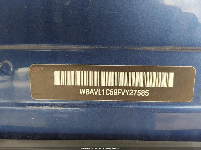 Продажа на аукционе авто 2015 Bmw X1 Xdrive28i, vin: WBAVL1C58FVY27585, номер лота: 44842925