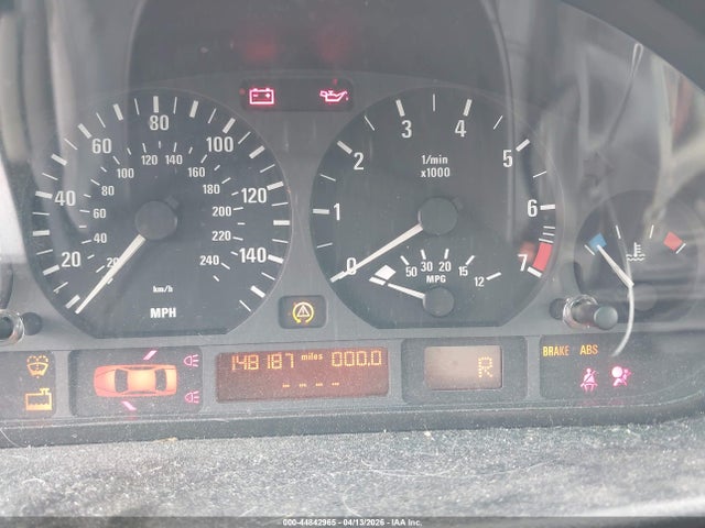 2002 Bmw 325xi მანქანა იყიდება აუქციონზე, vin: WBAEU33472PF68539, აუქციონის ნომერი: 44842965