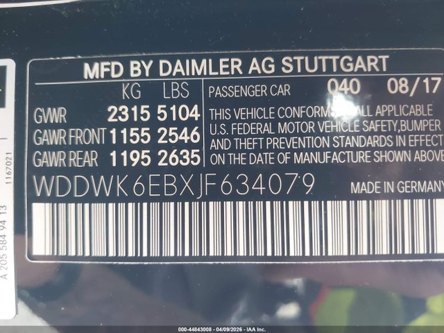2018 MERCEDES-BENZ AMG C 43 WDDWK6EBXJF634079 Photo 8