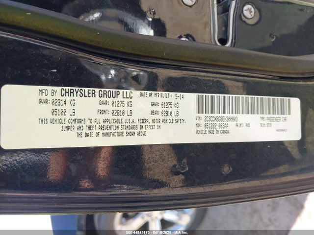 Продаж на аукціоні авто 2014 Dodge Charger Se, vin: 2C3CDXBG8EH300803, номер лоту: 44843173