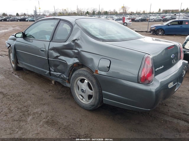 2004 Chevrolet Monte Carlo Ls მანქანა იყიდება აუქციონზე, vin: 2G1WW12E249183817, აუქციონის ნომერი: 44843181