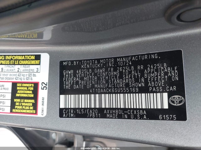 Toyota CAMRY SE 2025 4T1DAACK6SU555169 Image 9