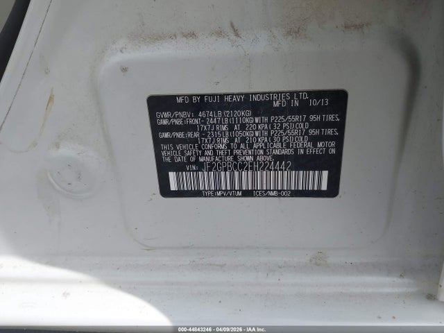 2014 SUBARU XV CROSSTREK HYBRID JF2GPBCC2EH224442 Photo 8