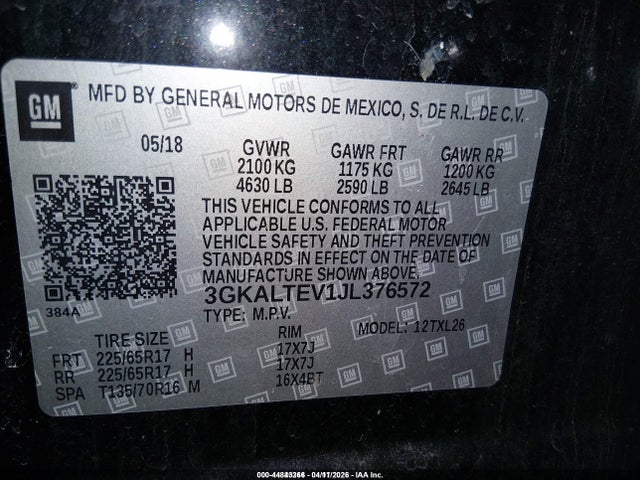 2018 GMC TERRAIN 3GKALTEV1JL376572 Photo 8