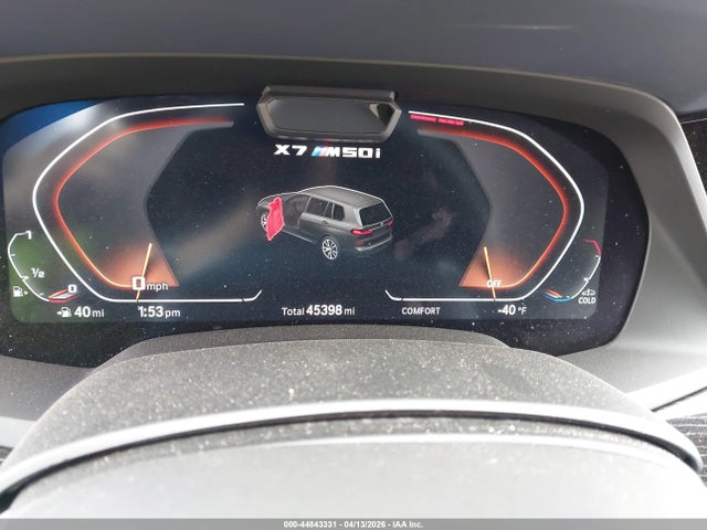 Aukcja sprzedaży 2022 Bmw X7 M50i, vin: 5UXCX6C0XN9M99530, numer aukcji: 44843331
