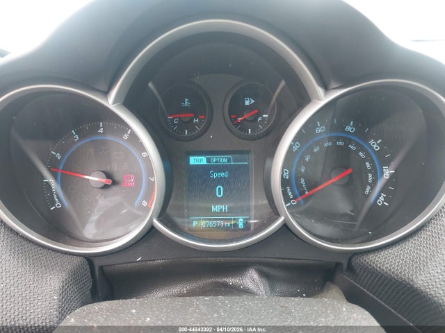 44843392 :رقم المزاد ، 1G1PC5SB4F7167231 vin ، 2015 Chevrolet Cruze 1lt Auto مزاد بيع