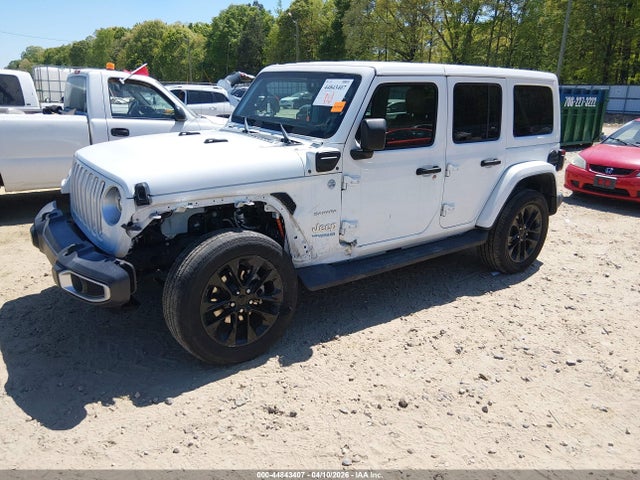 Aukcja sprzedaży 2021 Jeep Wrangler 4xe Unlimited Sahara 4x4, vin: 1C4JJXP69MW829995, numer aukcji: 44843407