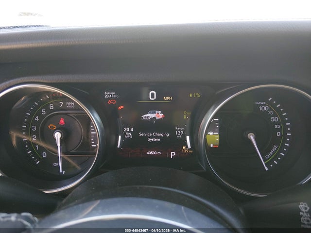 Aukcja sprzedaży 2021 Jeep Wrangler 4xe Unlimited Sahara 4x4, vin: 1C4JJXP69MW829995, numer aukcji: 44843407