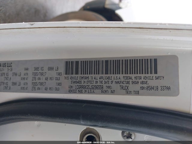 Продаж на аукціоні авто 2018 Ram 1500 Tradesman  4x2 5'7 Box, vin: 1C6RR6KG5JS296558, номер лоту: 44843439