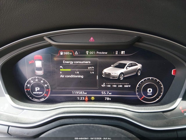 Aukcja sprzedaży 2018 Audi A4 2.0t Premium/2.0t Tech Premium, vin: WAUENAF4XJA231343, numer aukcji: 44843641