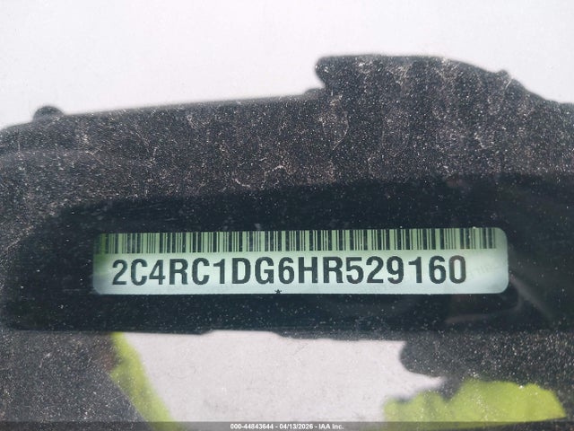 Aukcja sprzedaży 2017 Chrysler Pacifica Touring, vin: 2C4RC1DG6HR529160, numer aukcji: 44843644