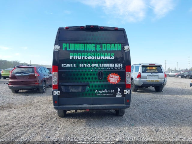44843737 :رقم المزاد ، 3C6TRVDG5JE114311 vin ، 2018 Ram Promaster 2500 High Roof 159 Wb مزاد بيع