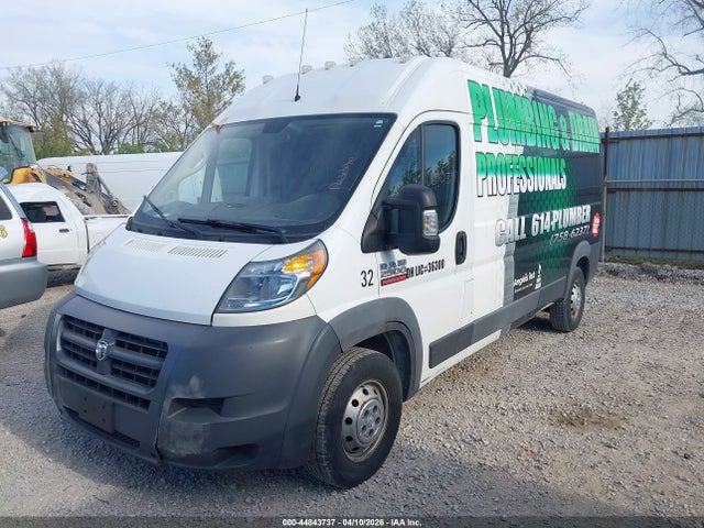 44843737 :رقم المزاد ، 3C6TRVDG5JE114311 vin ، 2018 Ram Promaster 2500 High Roof 159 Wb مزاد بيع
